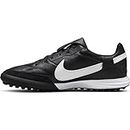 Nike Men's Premier III Tf Football Shoe, Black/White, 6 UK