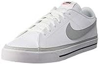 Nike Mens Court Legacy NN White/White-Black-Grey Fog Tennis Shoe - 5 UK (DH3162-104)
