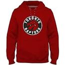 Toronto Raptors NBA Express Twill Logo Hoodie - Red - Large