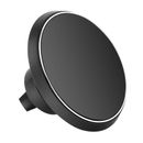 Fresh Fab Finds Wireless Car Charger: 5W Magnetic Phone Charger + Air Vent Mount Holder for iPhone XS MAX XR, Galaxy S10 S9 & Tablets - Black