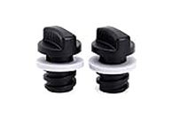 BEAST Cooler Accessories 2-Pack Drain Plug Replacement - Compatible with RTIC, ORCA, Yeti Roadie, Tundra Coolers and Tank Ice Buckets - 3 x 1.5 x 1.5 inches Leak-Proof Cooler Twist Drain Plug Kit