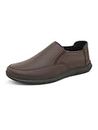 FENTACIA Brown Leather Formal Shoes Office Shoes for Men - 9 UK