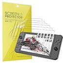 Lamshaw Compatible for CredevZone X70 Screen Protector, [6 Pack] Full Coverage TPU Clear Film Compatible for CredevZone X70 Handheld Game Console 7.0 inch (6 pack)