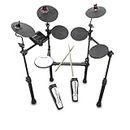 Carlsbro CSD100 R 7-Piece Electronic Drum Kit with Sticks - Versatile Electric Drum Set for Kids & Adults, Complete Junior Drum Kit for Learning & Practice, Authentic Electric Drums Experience