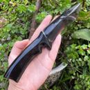 Natural Obsidian Knife Quartz Crystal Carved Polished Reiki Healing 1pc