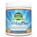 Calcium Magnesium Powder Supplement - CalMag Plus with Vitamin C & D3 - Gluten Free, Non GMO, Orange Tangerine Flavor - Cal Mag Drink