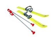 Frendo - Skyboard - Planche de glisse - Planche de ski pour enfant - Jaune - 69x21x5 cm