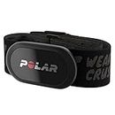 Polar H10 Heart Rate Monitor – ANT + , Bluetooth - Waterproof HR Sensor with Chest Strap - Built-in memory, Software updates - Works with Fitness apps, Cycling computers, Black Crush