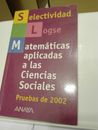 MATEMATICAS APLICADAS A LAS CIENCIAS SOCIALES PRUEBAS DE 2002  ANAYA