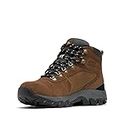 Columbia Men's Newton Ridge Plus 2 Suede WP waterproof mid rise hiking boots, Brown (Dark Brown x Dark Grey), 8 UK