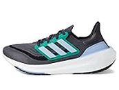 adidas Unisex Ultraboost 23 Running Shoe, Carbon/Blue Dawn/Court Green, 12.5 US Men