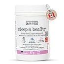 Sleep n Beaüty by Aeryon Wellness - Natural Sleep Aid - Supports Immunity & Collagen Formation - Naturally Calm Mind & Body for Restful Sleep - Natural Sleep Vitamin (Ginger Mint Flavour, 30 servings)