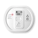 Ei Electronics Carbon Monoxide Alarm 10 year with LCD Display and lithium battery for the home, Camping, boat, EI208D White