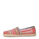 TOMS Womens Alpargata Rope Espadrille Slip On Flats Casual - Red - Size 7 B