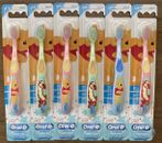 Lot of 6 Baby Oral-B Winnie the Pooh & Tigger Extra Soft Toothbrushes 0-3 Years