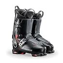 Nordica Men's HF 110 Durable Warm Insulated Water-Resistant Easy-Entry All-Mountain Touring Ski Boots with Instep Volume Control, Black/Anthracite/Red, 28.5