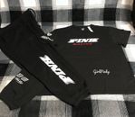 victoria secret PINK XS-XXL sweatpants OUTFIT W/ BLACK TEE RACING COLLECTION