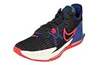 Nike Lebron Witness VI Mens Basketball Trainers CZ4052 Sneakers Shoes (UK 9 US 10 EU 44, Black Siren red 005)