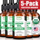 USDA Organic Hemp Oil | Cold-Pressed | Stress Pain Sleep  | 5-Pack | Made in USA