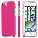 CellEver iPhone 6 / 6s Case, Dual Guard Protective Shock-Absorbing Scratch-Resistant Rugged Drop Protection Cover for Apple iPhone 6 / 6S (Pink)