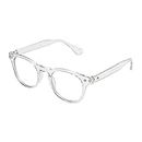 Foster Grant womens Norie E.glasses Blue Light Glasses, Clear, 49 mm US
