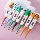 Cartoon Electronic Soft-head Thermometer Home Human Armpit Digital Thermomet _si