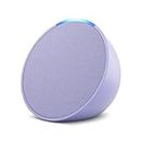 Amazon Echo Pop| Smart speaker with Alexa and Bluetooth| Loud sound, balanced bass, crisp vocals| Purple