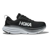 BARGAIN || Hoka Bondi 8 Womens Running Shoes (B Standard) (Black/White)
