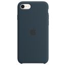 Orginal Apple Leder Case Cover für iPhone 7, 8, SE 2020, SE 2022 Abyssblau
