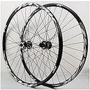 MTB Wheelset 26/27.5/29 Inch, Bicycle Rim 32H Mountain Bike Front & Rear Wheel 7-12 Speed Cassette Sealed Bearing Hubs (Color : Black, Size : 29 inch)