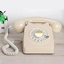 Benotek Telephone, Corded Landline Phones for Home, Retro Old Fashion Home Phone with Rotary Dial Keypad, Antique Old Fashion Telephones Novelty Gift for Decoration