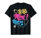 RN LPN Mothers Day Gift For Nurses Wife Mimi Nurse Camiseta