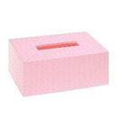 1Pc Pink Tissue Box Case Dispenser Napkin Paper Storage Home Accessories for Bathroom