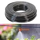 Dasing 50M Micro Irrigation Water Pipe Tube, Watering Tubing Hose Pipe 4/7Mm Hose Drip Garden Irrigation System for Home Yard Lawn