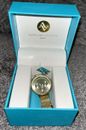 Adrienne Vittadini Gold Face And Strap Ladies Watch Boxed
