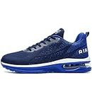 QAUPPE Mens Air Running Sport Shoes Breathable Tennis Sneakers (Darkblue US 9.5 D(M)…