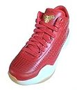 Nike Kobe Mens X Mid EXT Basketball Shoes-University Red/Metallic Gold (8)