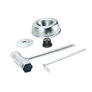 Blade Adapter Attachment Maintenance Kit (Thrust Washer, Rider Plate, Collar Nut, Wrench) For Stihl FS55 FS56 FS80 FS85 FS90 FS100 FS110RX FS120 FS130 FS200 FS250 FR220 FR350 FR450 Trimmer Weed Eater
