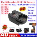 NEW Adapter For Milwaukee M18 18V Battery Converter to AEG RIDGID 18V Tools