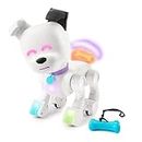 Dog-E Interactive Robot Dog with Colorful LED Lights, 200+ Sounds & Reactions, App Connected (Ages 6+)
