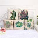 Plant Pillows Cover Succulent Cactus Pillow Case Colorful Cactus Cushion Covers