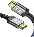 HDMI Cable 6.6ft,4K HDMI Cable Snowkids (18Gbps 4K 60Hz 3D Support, Ethernet Function,Video 4K UHD 2160p,HD 1080p for Fire TV,for ps3/4,ect)