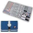 Travel Organizer, BUBM Cable Bag/USB Drive Shuttle Case/Electronics Accessory Organizer, Light Blue