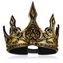 Oro Rey Corona Rey Coronas para Hombre Rey Medieval Disfraz Rey Medieval