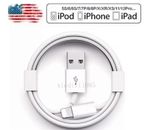 2-PACK OEM USB Data Fast Charger Cable Cord For Apple iPhone 5 6 7 8 X 11 12 MAX