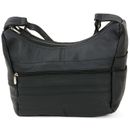 Women's Genuine Leather Purse Mid Size Multiple Pocket Shoulder Bag Handbag New