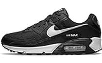 Nike Women's Air Max 90 Black/White-Black (DH8010 002), Black/White-black, 7.5
