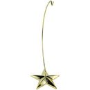 Northlight Seasonal Snowflake Christmas Holiday Shaped Ornament Metal in Gray/Yellow | 10.25 H x 5 W x 7 D in | Wayfair NORTHLIGHT WY94483
