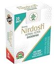 Nirdosh Herbal Cigarette 100% Tobacco Free & Nicotine Free - Natural Smoking Alternative For Relieve Stress & Mood Enhancer Product for Smokers - Icey Mint Flavor - 20 Cigarettes