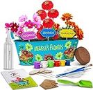 Melissa&Harry Kids Gardening Kit for Birthday, Crafts, Girls & Boys of All Ages 4, 5, 6, 7, 8-12 Year Old, Children's Paint and Plant Flower Gardening Growing Kit-STEM